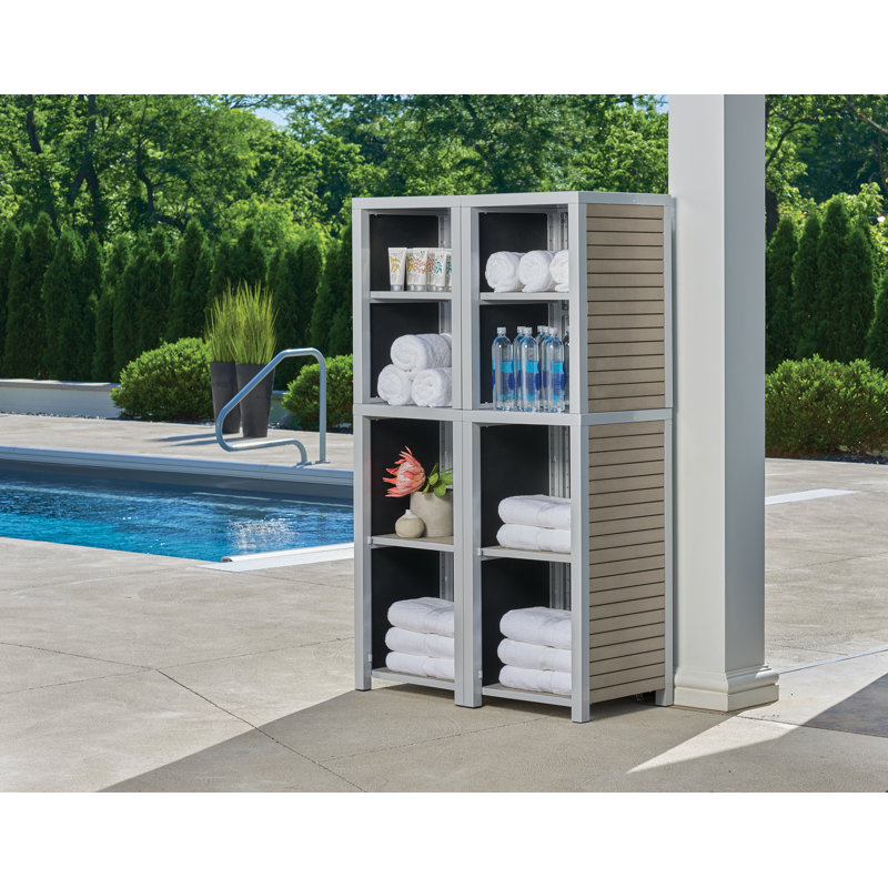 Travira Modular Valet Hutch, Tekwood Vintage