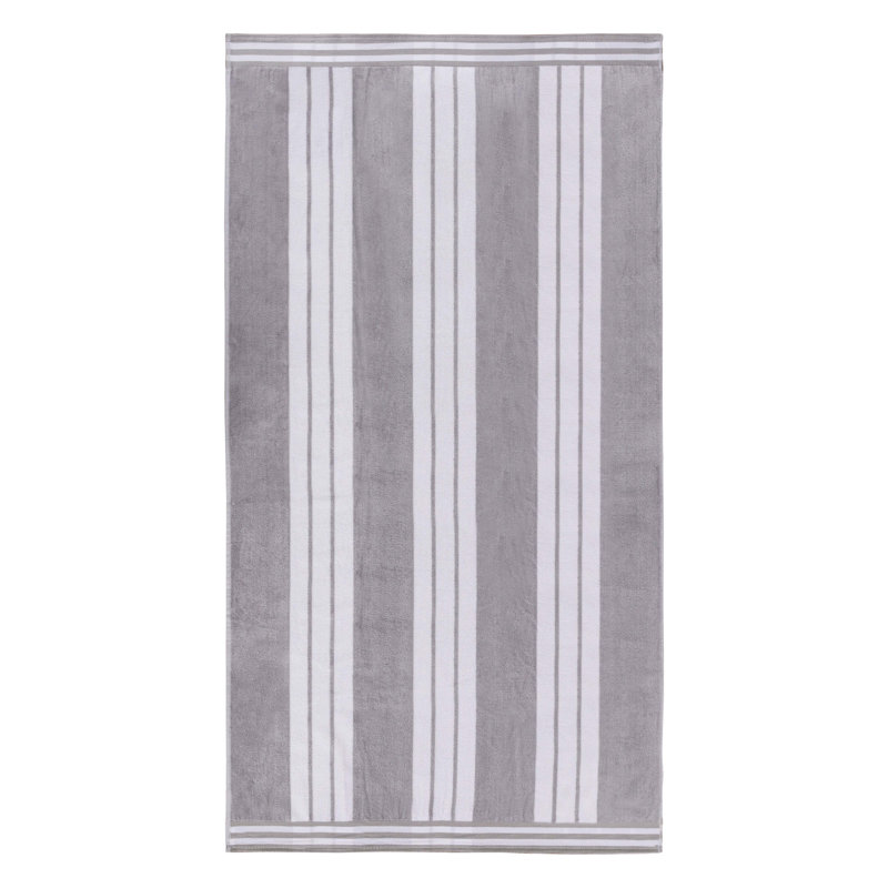Serviette de plage Chira, Gris clair, Serviette de plage - 1 paquet