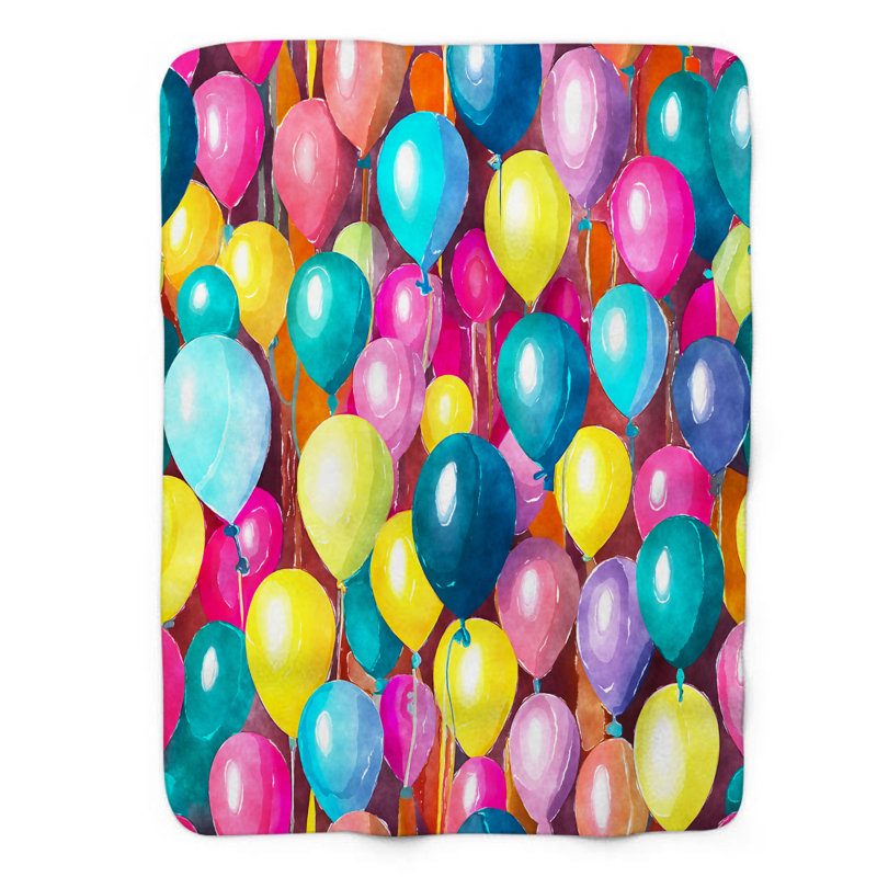 Happy Ballons - couverture 1 pièce, Grand lit