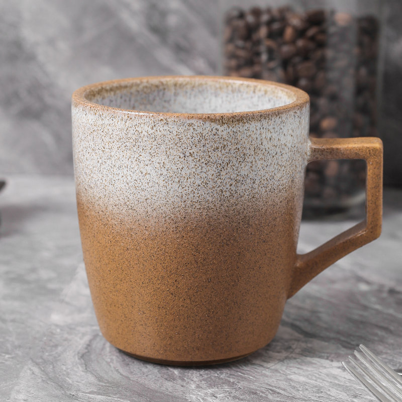 Stone Lain Vince 4-Piece Mug Set Stoneware, Brown