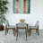 Wardlaw 4 - Person Solid Wood Top Four Leg Base Dining Set-298600380-298600383