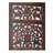 54'' W x 70'' H 3 - Panel Solid Wood Folding Room Divider