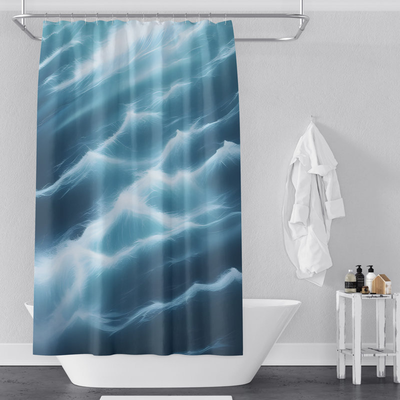 Rideau de douche Alecsis, H 83 po x l 70 po