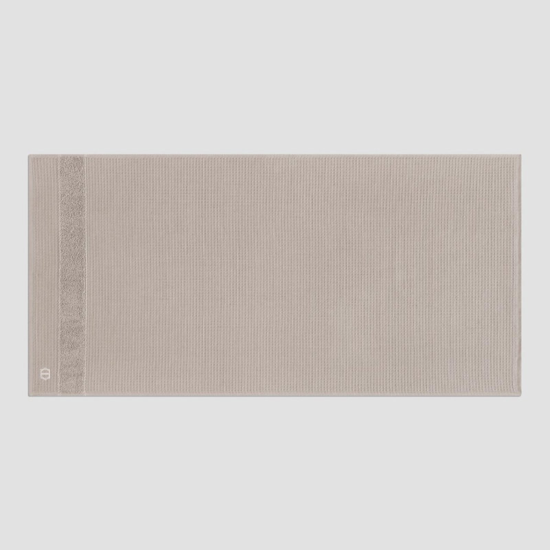 Sauners Waffle Bath Towel, Beige