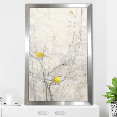 " Birds in Trees II " Acrylic Painting
