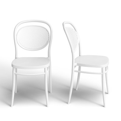 Farrah Outdoor Stacking Dining Side Chair
