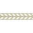 SAMPLE - Endurathane Monique Pierced Moulding, 2"H x 1/4"P x 12"L, Factory Primed