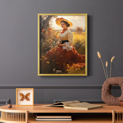 WOMEN Series cmxxxi - reproduction encadrée de qualité supérieure - prête à être accrochée - aucun clou requis