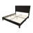 48.4" Farmhouse Full Size Solid Wood Bed Frame,Black-238379162-238379164