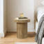Table d'appoint ronde en bois manufacturé Ermilo