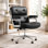 Chaise de bureau en cuir véritable