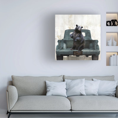 «Sasha Bear Holiday», art sur toile