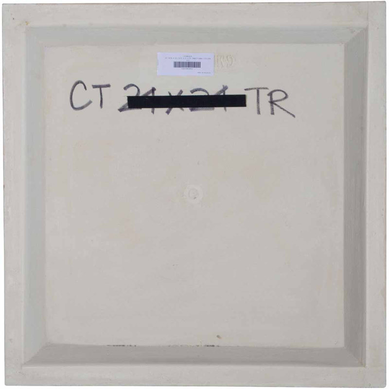 Carreau de plafond en polyuréthane gris traditionnel 2 pi x 2 pi