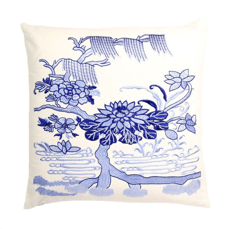 Coussin décoratif en coton Pottery, Polyester/ Bourre en polyester, H 18 po x l 18 po x P 3 po