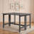 Modern Extendable Drop Leaf Dining Table for 4 with Space-Saving-516264263