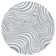 Maribo High-Low Abstract Groovy Striped Light Blue/Ivory Indoor/Outdoor Rug