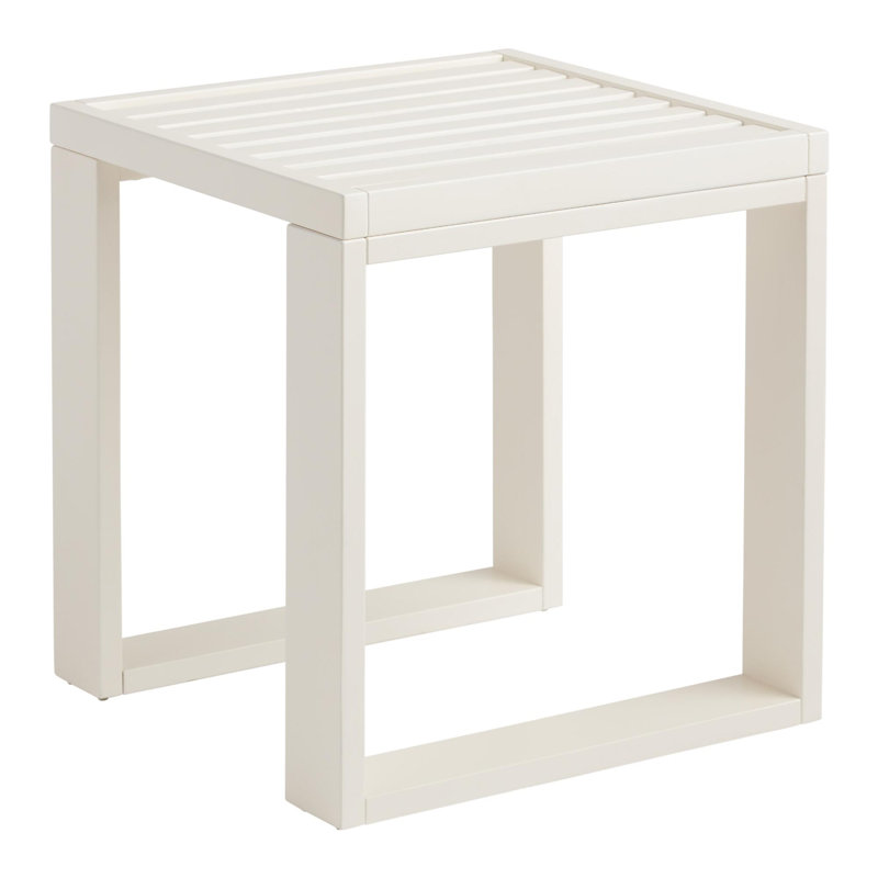 Square Acacia Outdoor Side Table , 20'' in. W 20'' in. D
