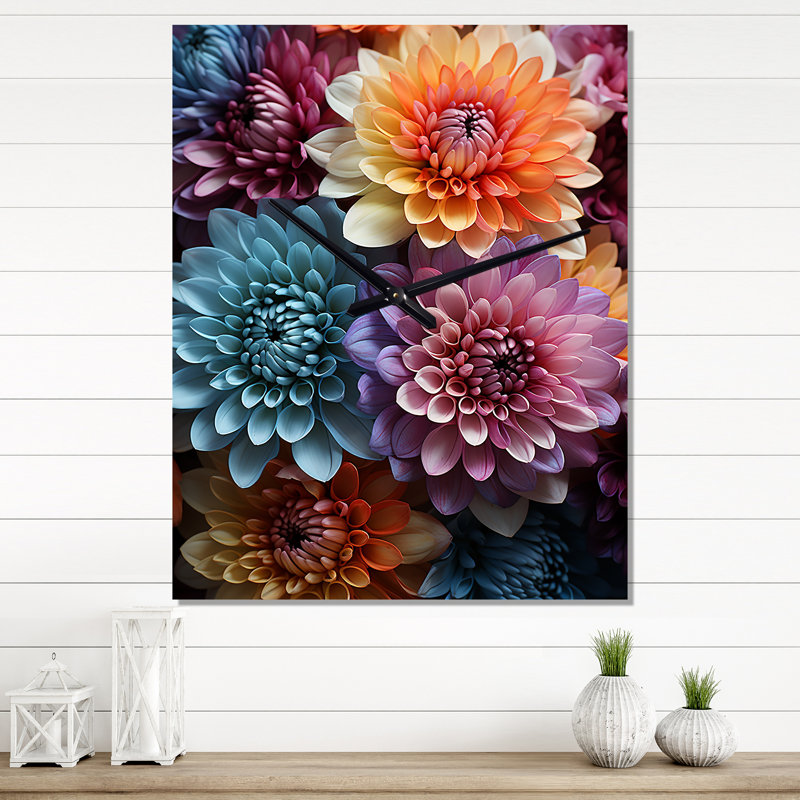 Horloge murale moderne Cristyan - Mums, Grand