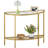 Kimblery 36.2'' Glass Top Console Table