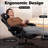 High-Back Adjustable Reclining Ergonomic Faux Leather PC & Racing Game Chair with footrest, Heavy Duty 400lbs-1168417976