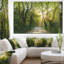 «Evening in Green Forest», art mural sur toile-676422297-797131649