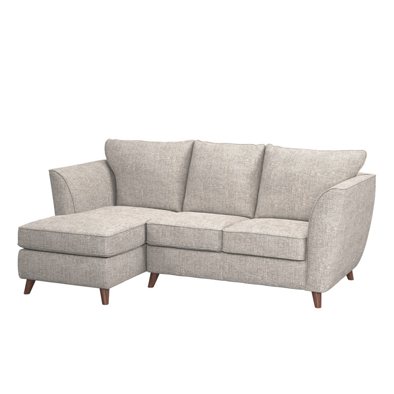 Urbana 3 Seater Chaise - Lh Duckegg , Stone Grey, Left Hand Facing