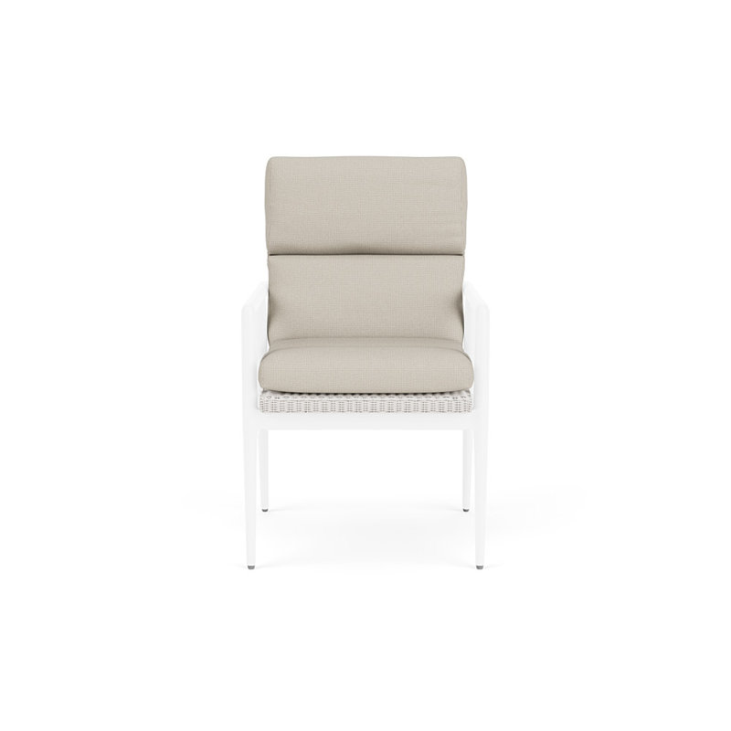 Cascade Outdoor Dining Armchair, Fife Fog, White
