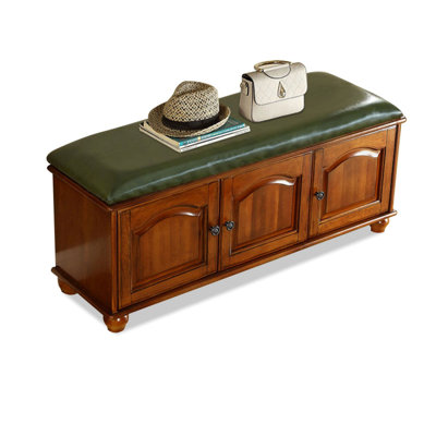 Green Upholstered Bench
