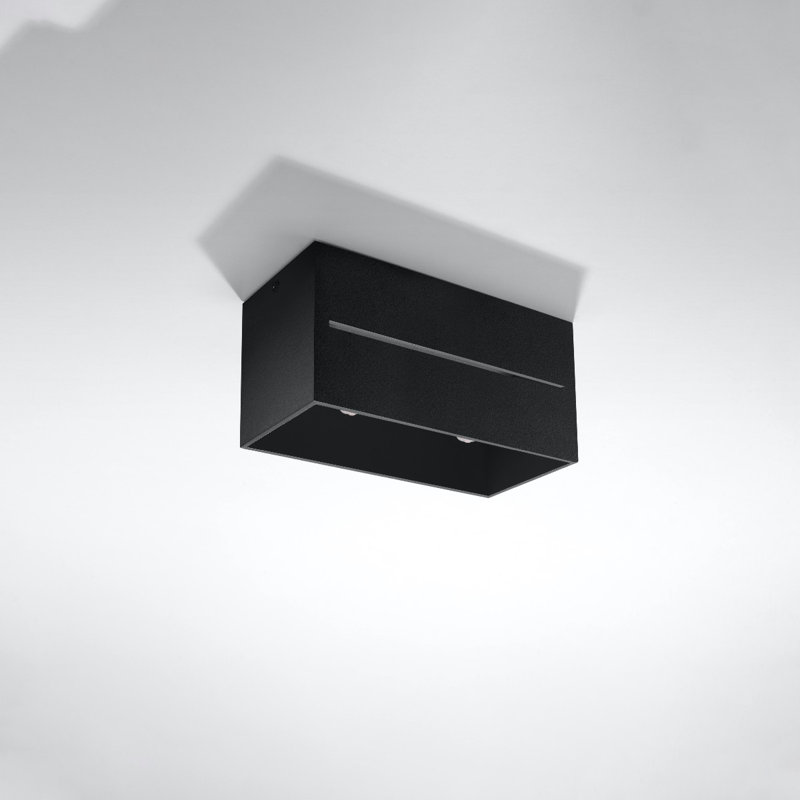 Lekesia Flush Mount, Czarny