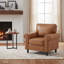 Fauteuil d'appoint rembourré à accoudoirs roulés Luelle-225100636