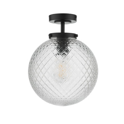 Pradep Glass Flush Mount