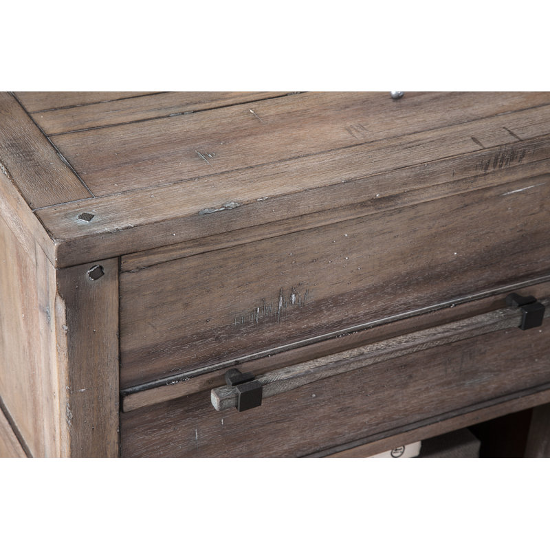 Navin 66'' W 7 - Drawer Dresser, Weathered Gray