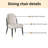 Italian style rectangular home dining table sets-103201136