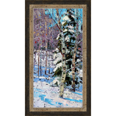 « winter friends », reproduction d’art encadrée