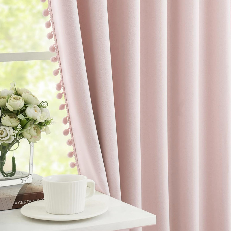 Velvet Room Darkening Curtain Panel Pair