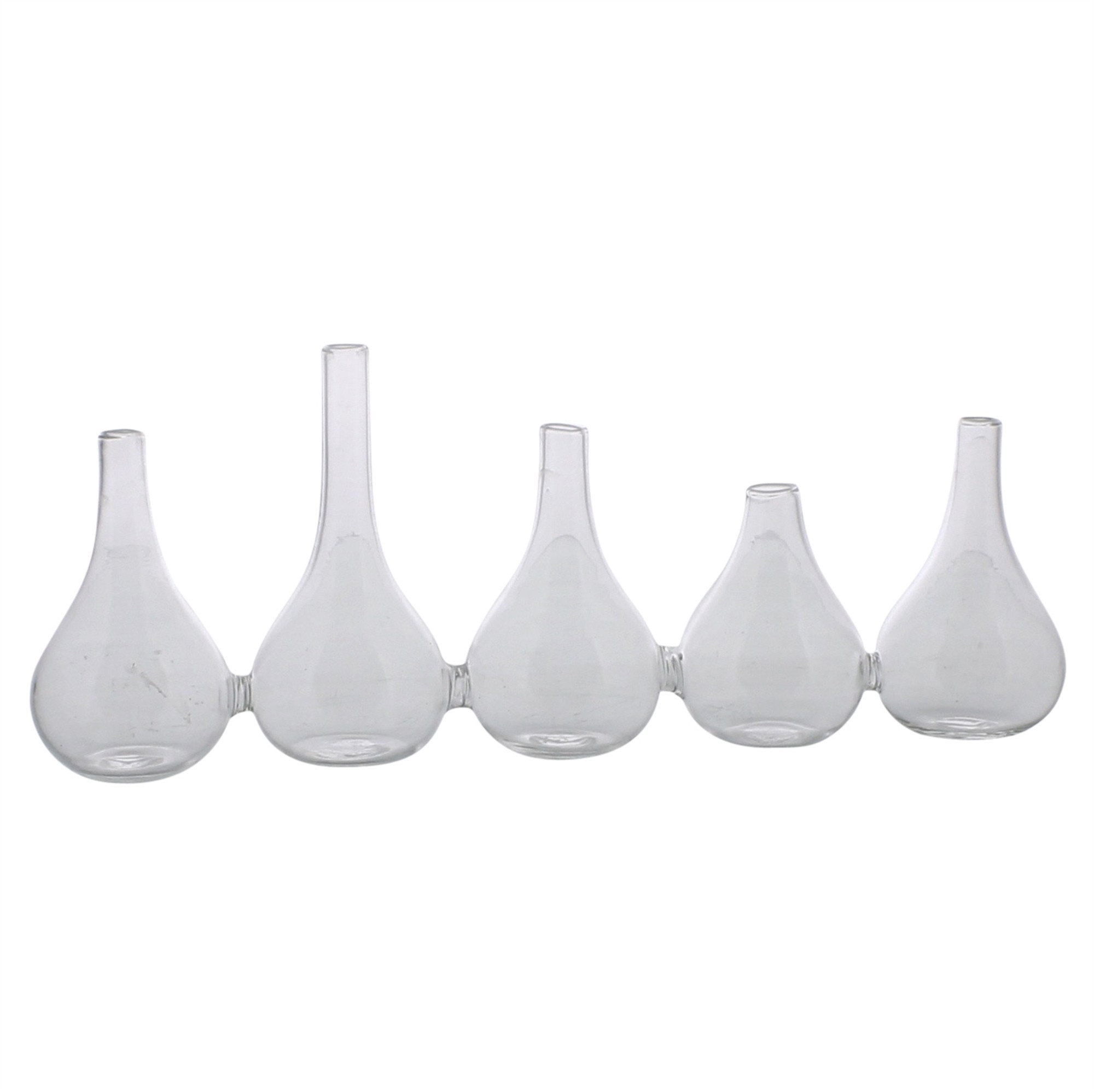 Three Posts™ 5 Piece Gasaway Clear Indoor / Outdoor Glass Apothecary Set & Reviews | Birch Lane
