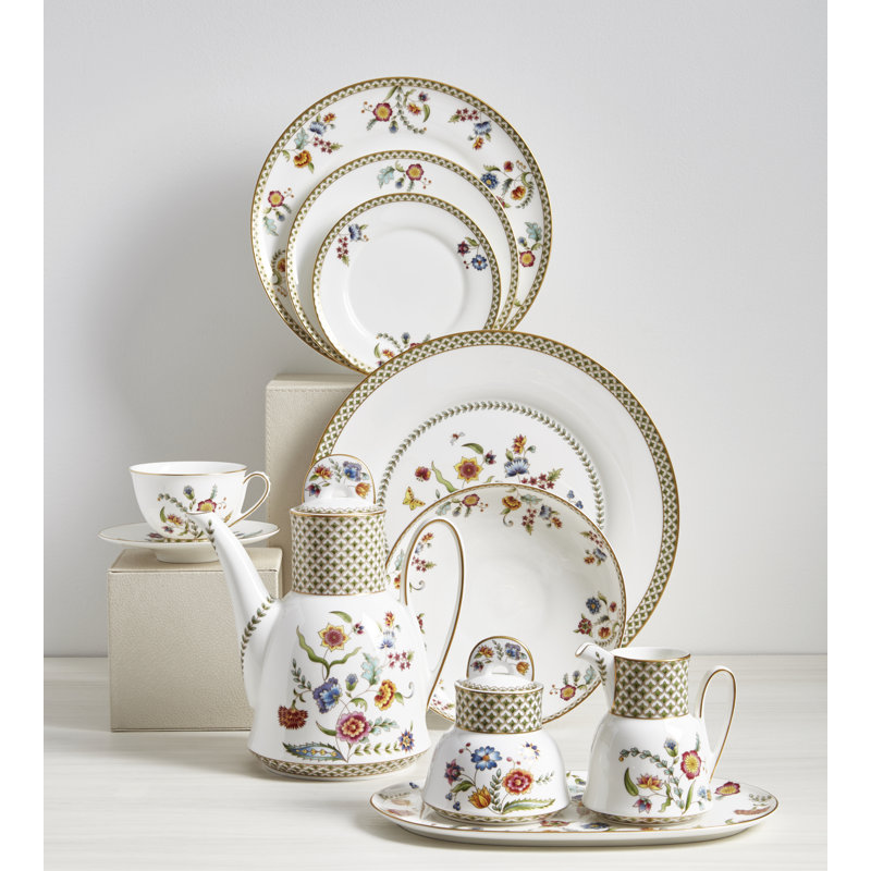 Gione Handmade China Salad/Dessert Plate