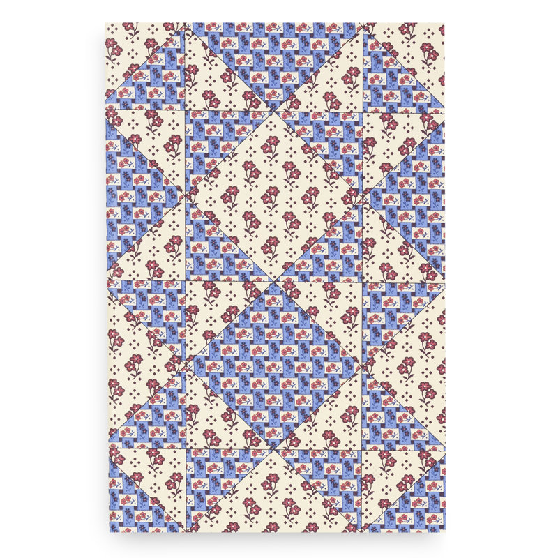 Mini ensemble de cahiers, patchwork Rachel Ditsy