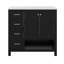 Armoire de meuble-lavabo 36 po avec deux portes et deux tiroirs-431198045