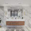 Ensemble de meuble-lavabo double mural 71 po Thomason-214094201-210706084