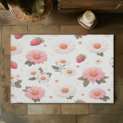 Tapis tressé Sweet Daisy Berries