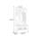 Solid Rubber Wood Entryway Hall Tree