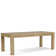 Davie Rectangular Table And Beige Parsons Chairs Dining Set