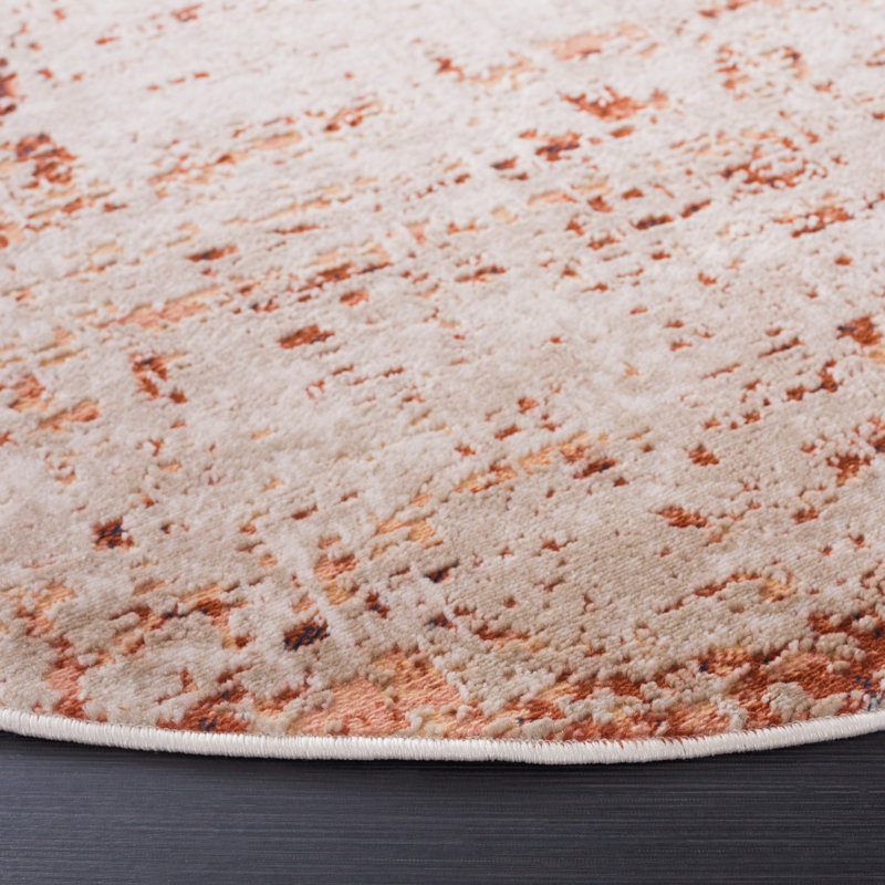 Madison 800 Performance Abstract Rug, Round 6'7"