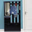 Armoire à combinaison avec armoire à chaussures + étagère suspendue + miroir-1208887512