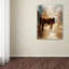 Vidur «Calf in the Sunday Sun», art textuel sur toile tendue-22074395
