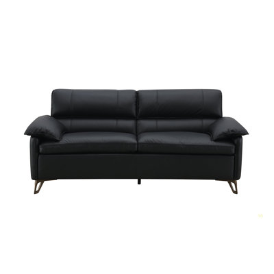 Causeuse en cuir fleur Eilene
