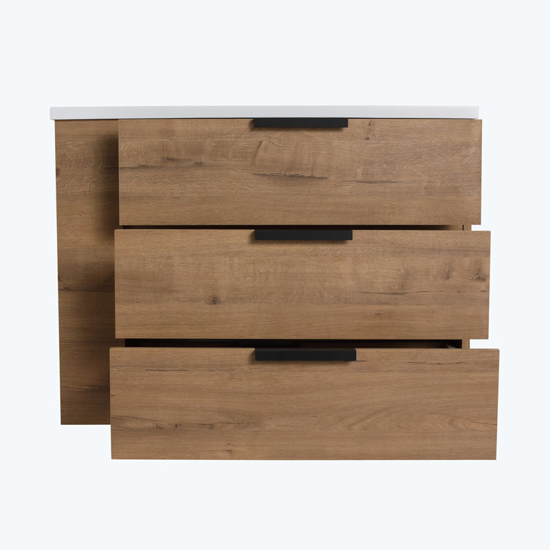 Meuble-lavabo de 30 po avec comptoir (G-CVB01430LIMO-GRB3020MOWH)
