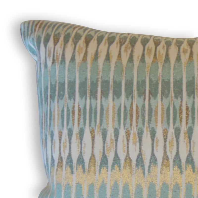 Coussin décoratif Vivum Ikat, Hauteur (20 po) x largeur (20 po)