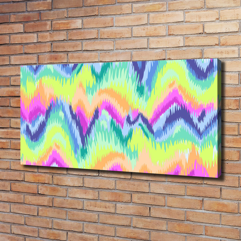 Rainbow Background - Wrapped Canvas Print